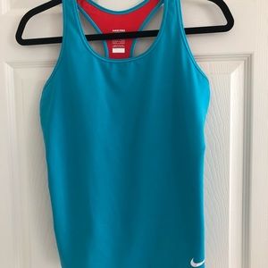 Nike Teal Pro Compression Tank size L